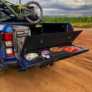Tailgate Storage Mod - Ford Ranger - Huracan Fabrication-Powdercoated - Afbeelding 2