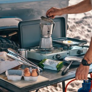 2 Cook 3 Pro Deluxe/ Portable 3 Piece/ Gas Barbeque/ Camp Cooker - Afbeelding 5