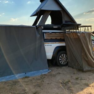 Quick Pitch Zijwandenset 270° Luifel - 2m-RHS - Afbeelding 1